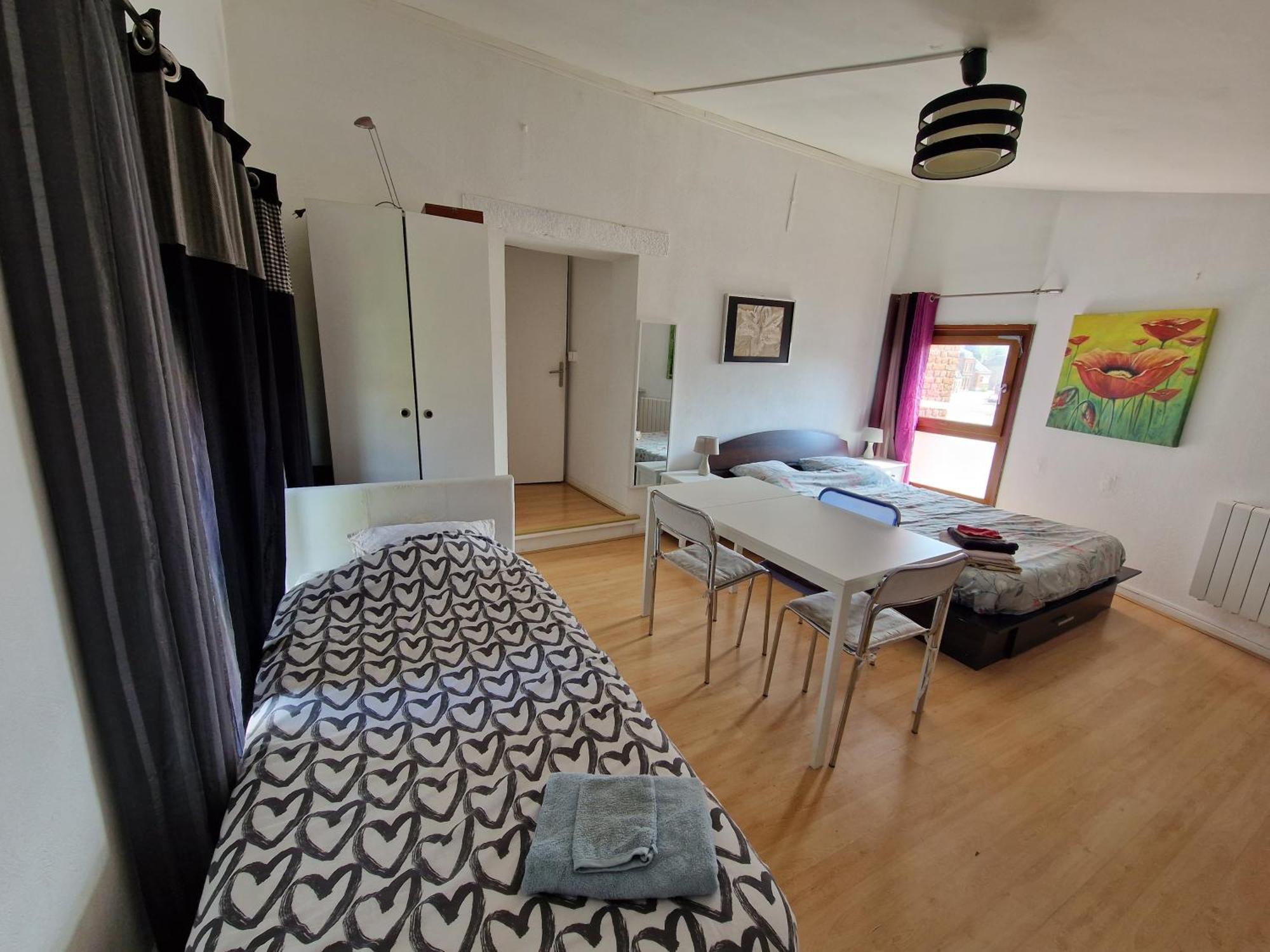 Studio, Chambres, Appartement, Gite Vendegies-sur-Ecaillon Luaran gambar