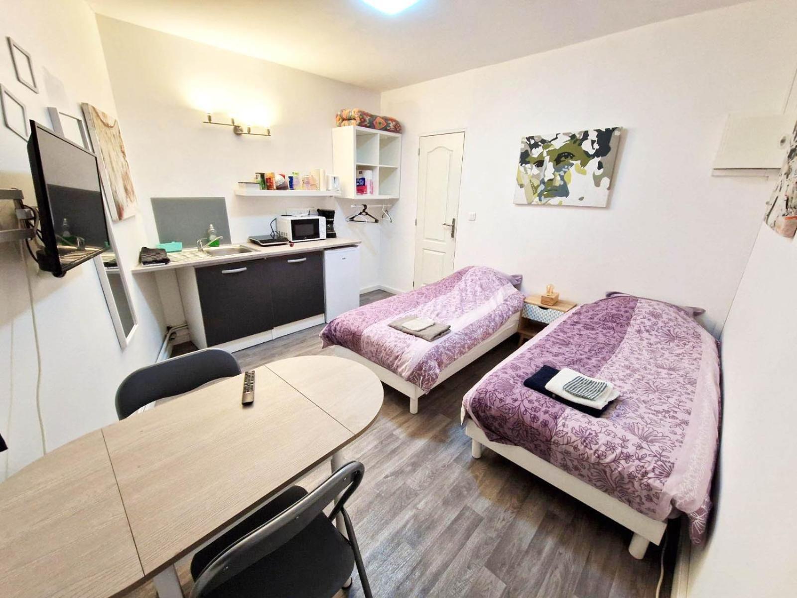 Studio, Chambres, Appartement, Gite Vendegies-sur-Ecaillon Luaran gambar